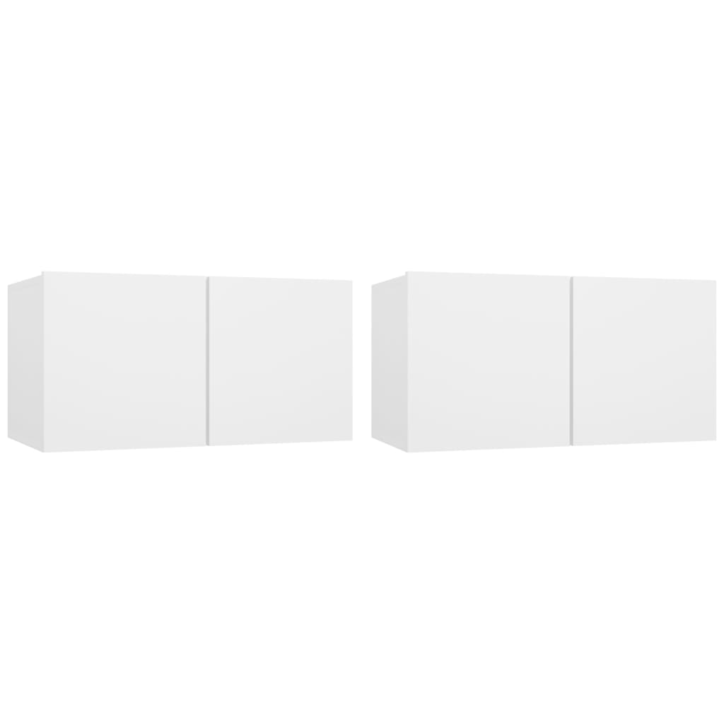 Tv-Hangmeubelen 60X30X30 Cm 2 Wit