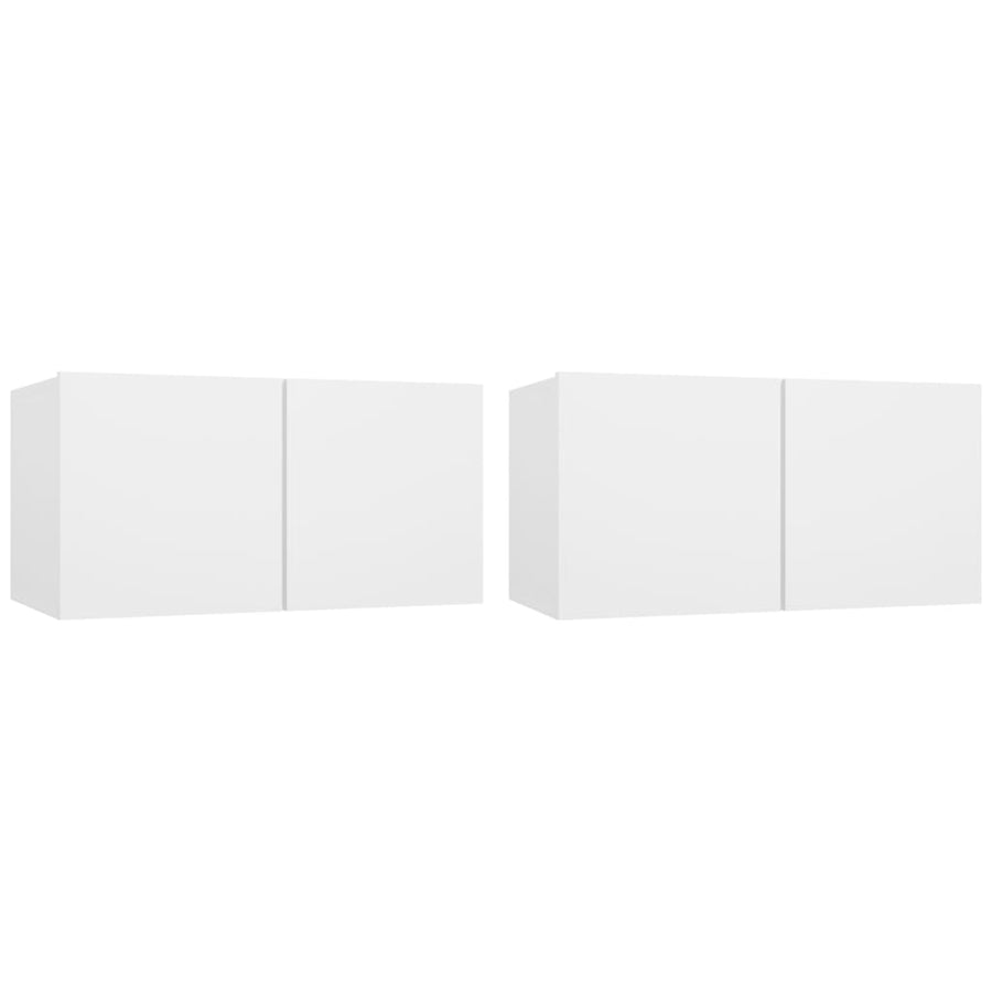 Tv-Hangmeubelen 60X30X30 Cm 2 Wit
