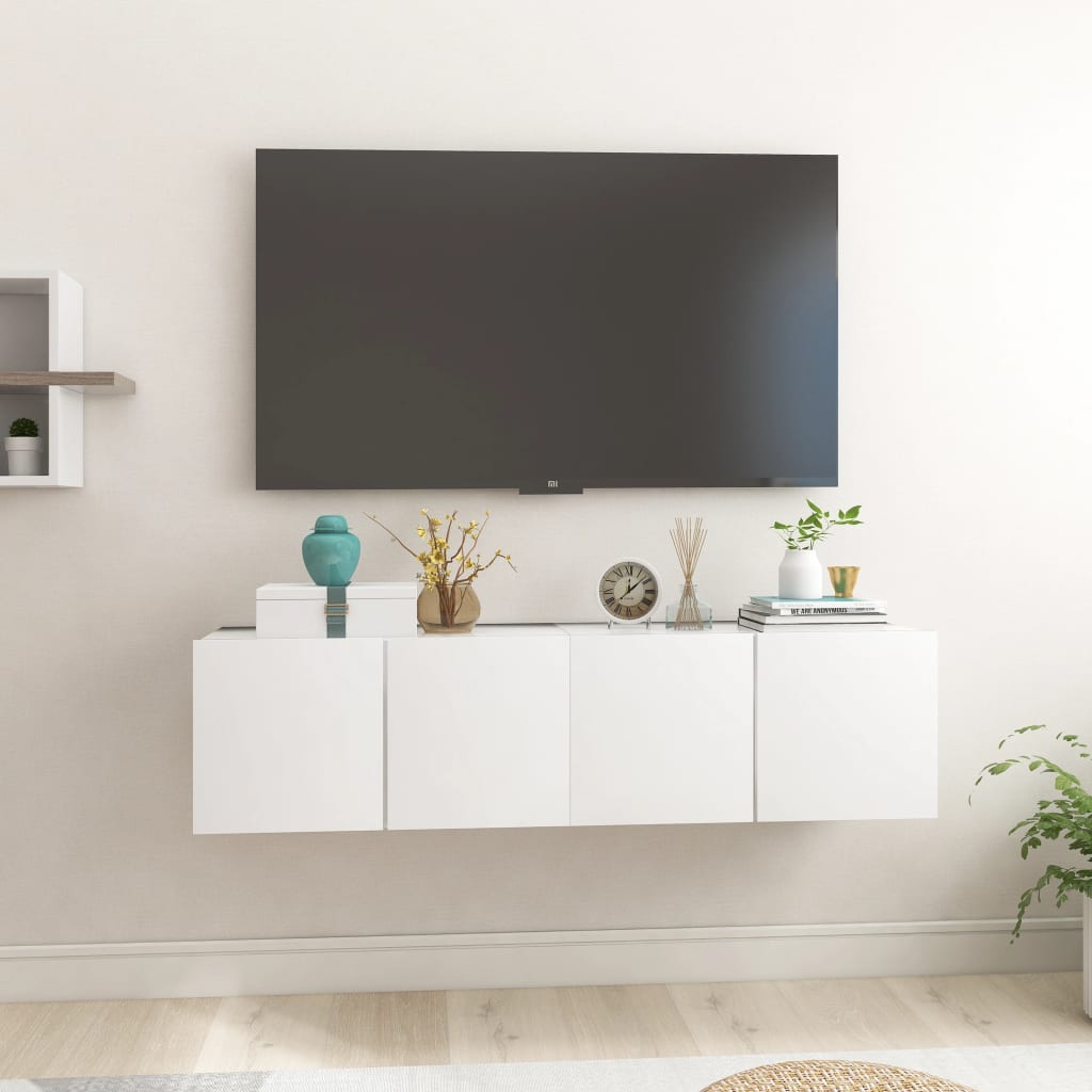 Tv-Hangmeubelen 60X30X30 Cm 2 Wit