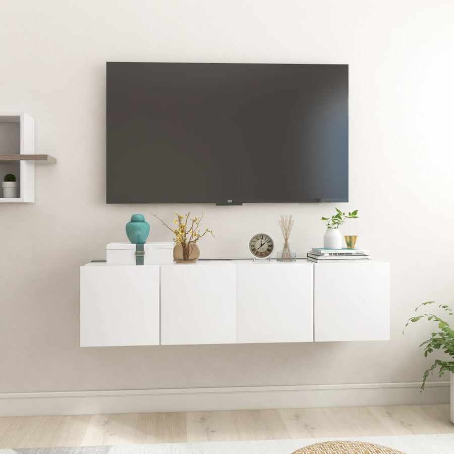 Tv-Hangmeubelen 60X30X30 Cm 2 Wit