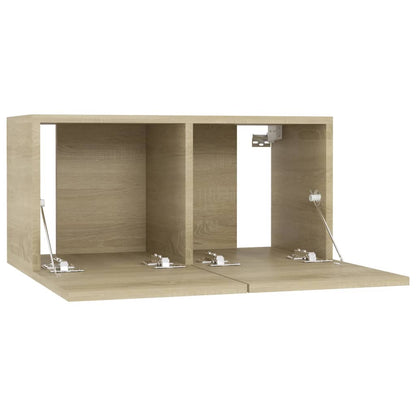 Tv-Hangmeubel 60X30X30 Cm Kleurig 1 Sonoma eiken