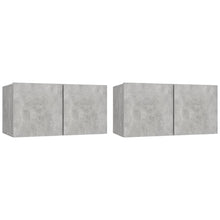 Tv-Hangmeubelen 60X30X30 Cm 2 Betongrijs