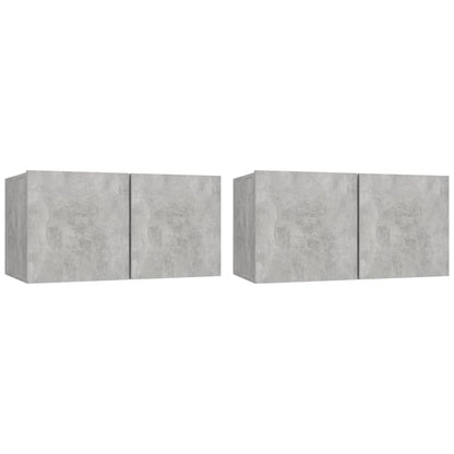 Tv-Hangmeubelen 60X30X30 Cm 2 Betongrijs