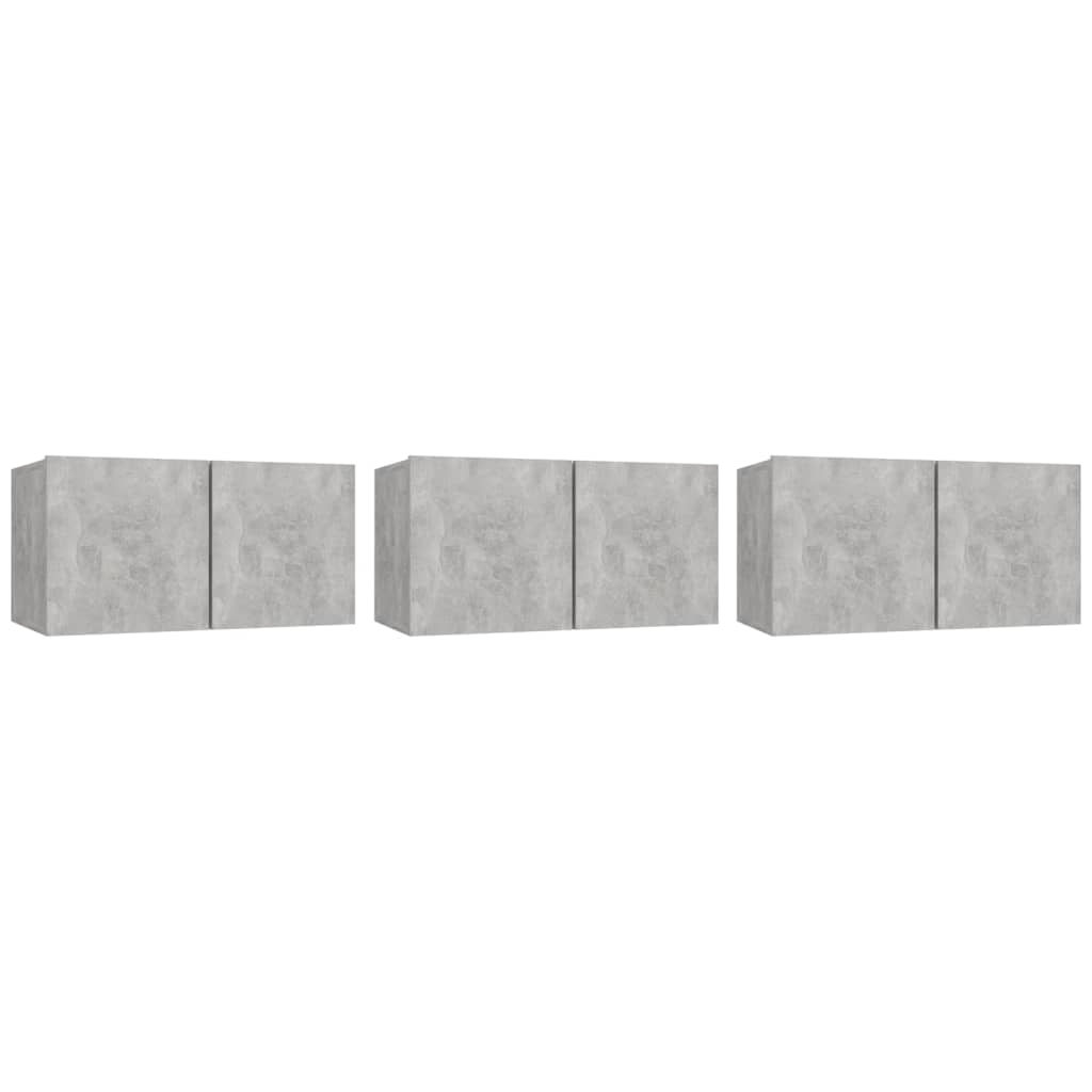 Tv-Hangmeubelen 60X0X0 Cm 3 Betongrijs