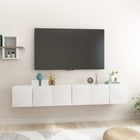 Tv-Hangkasten 60X0X0 Cm 3 Hoogglans wit