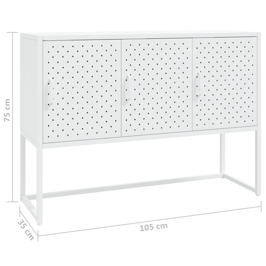 Dressoir 105X35X75 Cm Staal 105 cm