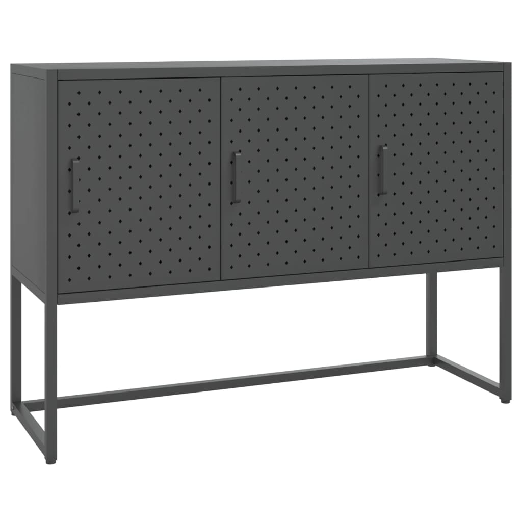 Dressoir 105X35X75 Cm Staal Kleurig 105 cm