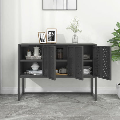 Dressoir 105X35X75 Cm Staal Kleurig 105 cm