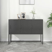 Dressoir 105x35x75 cm staal antraciet
