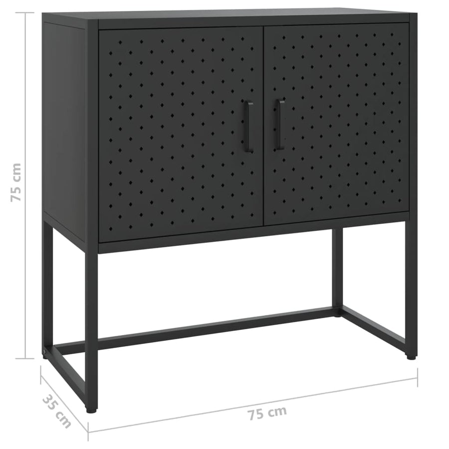 Dressoir 75X35X Staal 75 cm