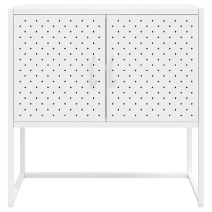Dressoir 75x35x75 cm staal wit