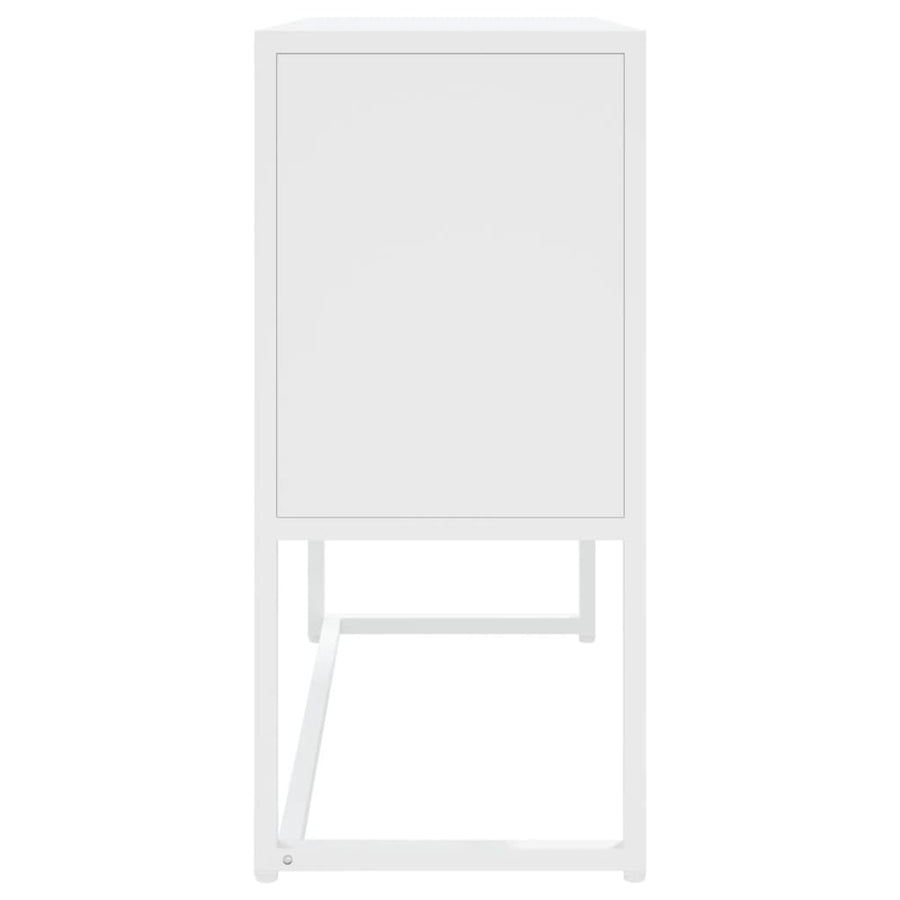 Dressoir 75x35x75 cm staal wit