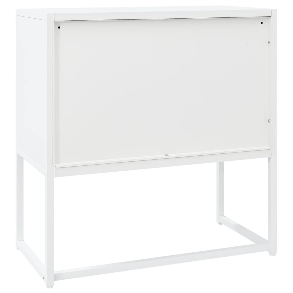 Dressoir 75x35x75 cm staal wit