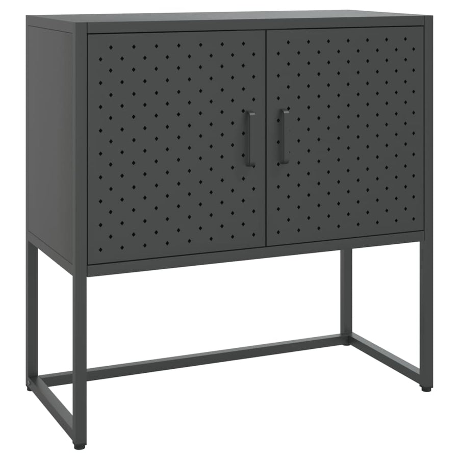 Dressoir 75X35X Staal Kleurig 75 cm