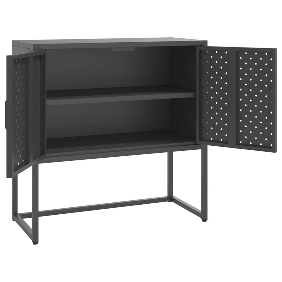 Dressoir 75X35X Staal Kleurig 75 cm