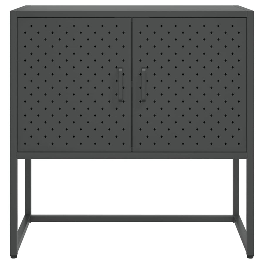 Dressoir 75X35X Staal Kleurig 75 cm