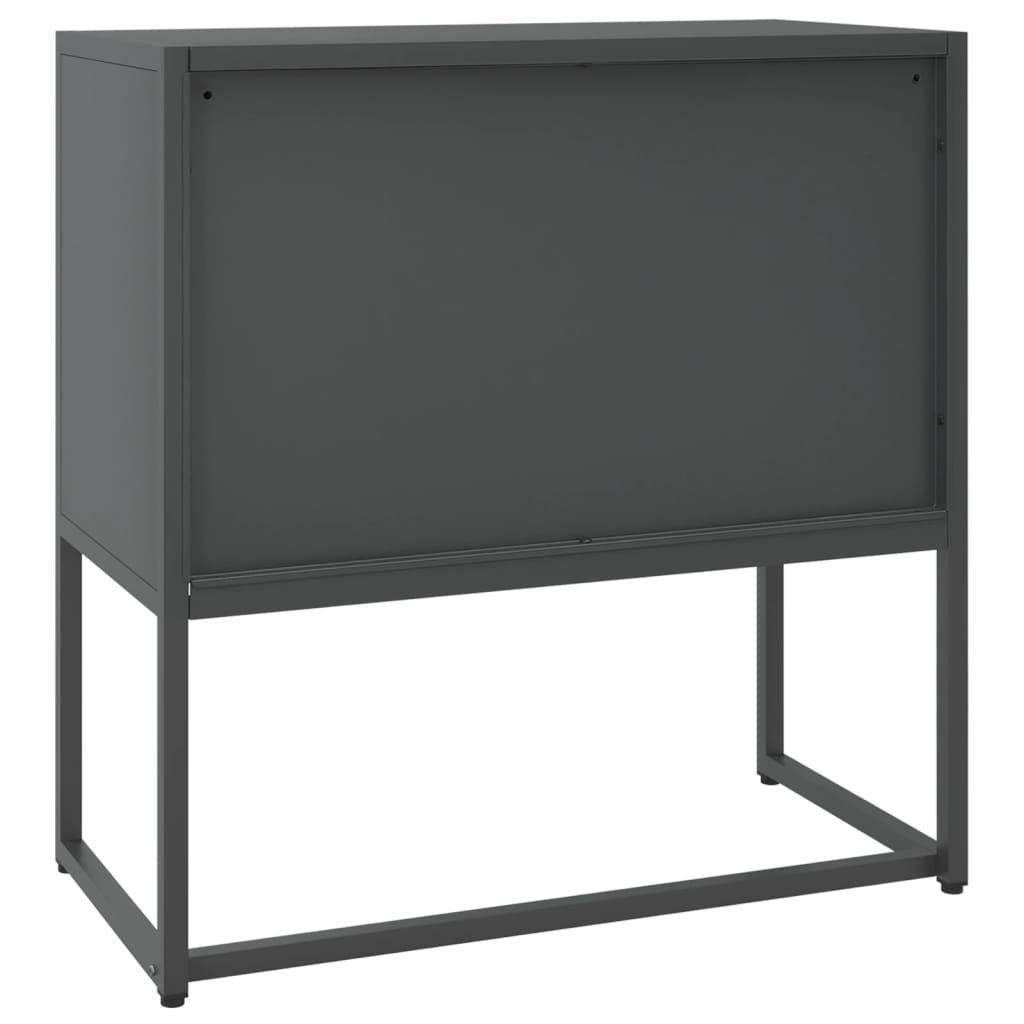 Dressoir 75X35X Staal Kleurig 75 cm