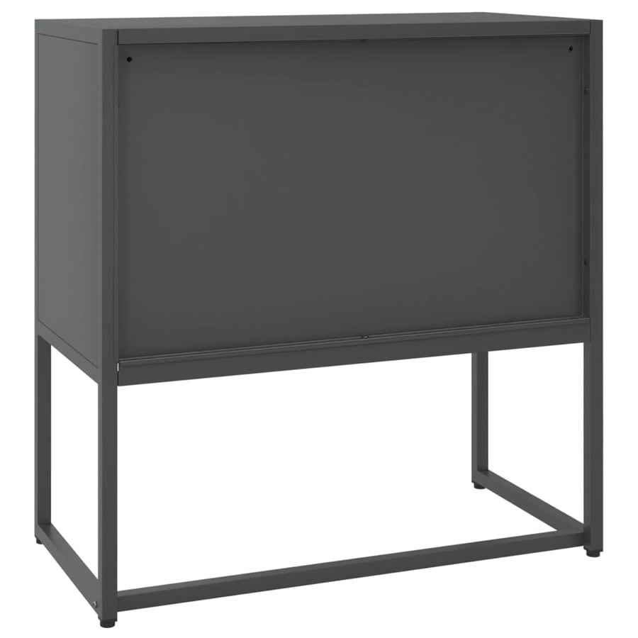Dressoir 75X35X Staal Kleurig 75 cm