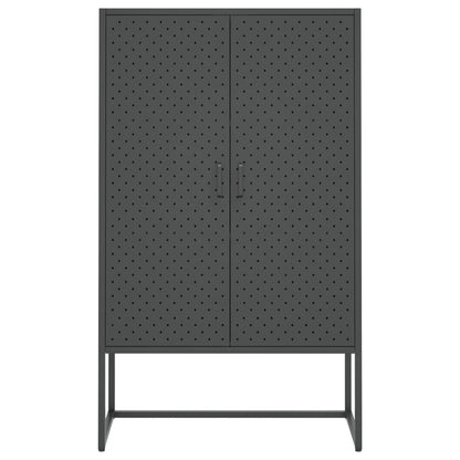 Hoge Kast 80X35X135 Cm Staal Kleurig Antraciet