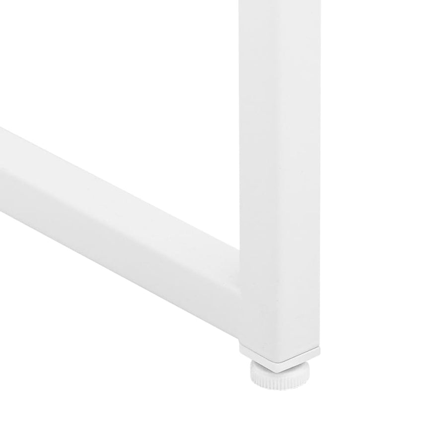 Hoge kast 80x35x135 cm staal wit