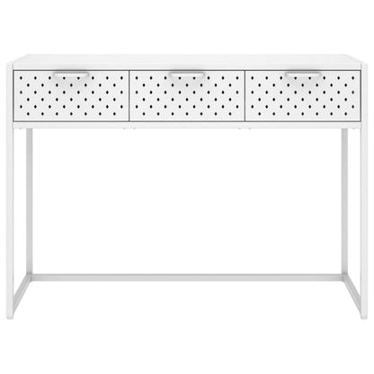 Wandtafel 106x35x75 cm staal wit