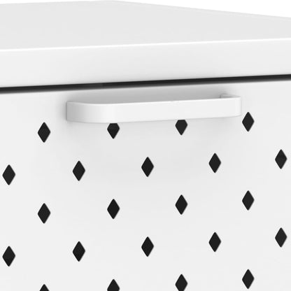 Wandtafel 106x35x75 cm staal wit
