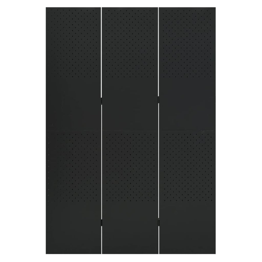 Kamerscherm Met 3 Panelen Staal 1