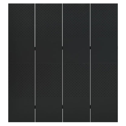 Kamerscherm Met 4 Panelen Staal 1