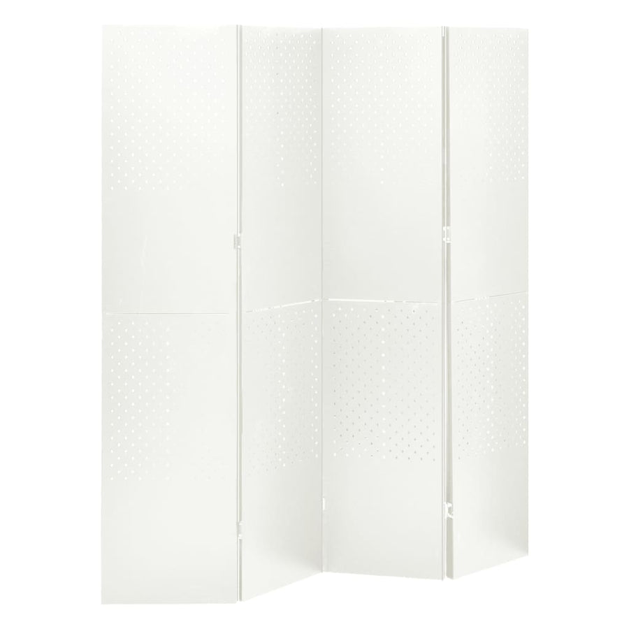 Kamerscherm Met 4 Panelen Staal 1