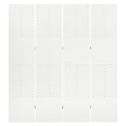 Kamerscherm Met 4 Panelen Staal 1