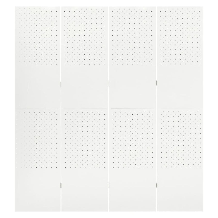 Kamerscherm Met 4 Panelen Staal 1