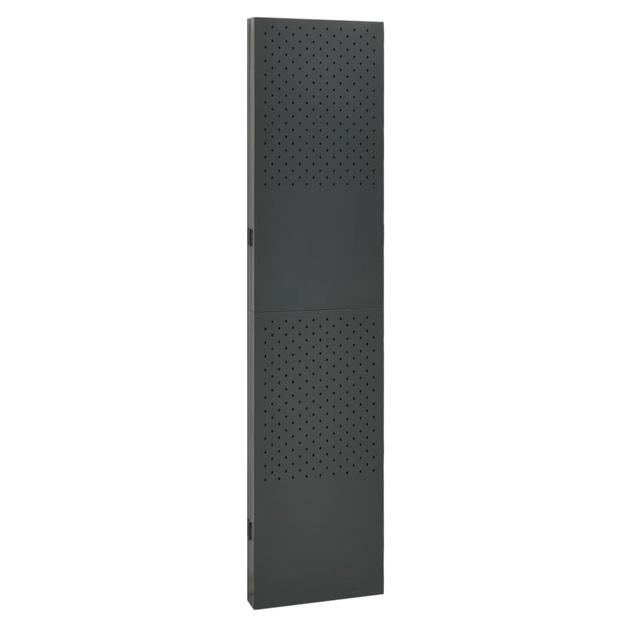 Kamerscherm Met 4 Panelen Staal Kleurig 1
