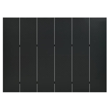 Kamerscherm Met 6 Panelen Staal 1