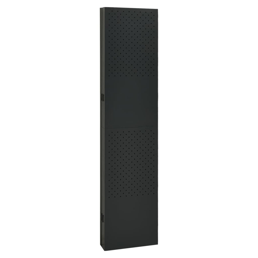Kamerscherm Met 6 Panelen Staal 1