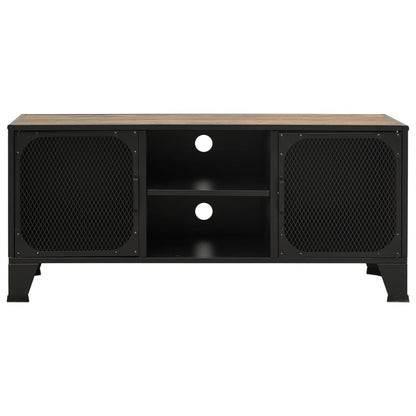 Tv-Meubel 05X36X47 Cm Metaal En Mdf Rustiek Bruin rustic brown