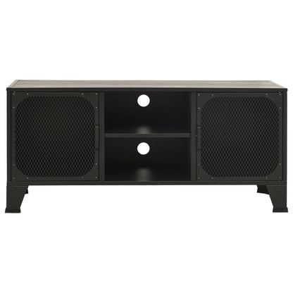Tv-Meubel 05X36X47 Cm Metaal En Mdf Grijs