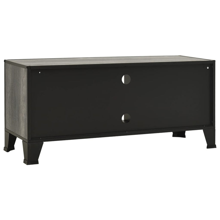 Tv-Meubel 05X36X47 Cm Metaal En Mdf Grijs