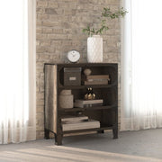 Opbergkast 72x36x82 cm metaal MDF grijs