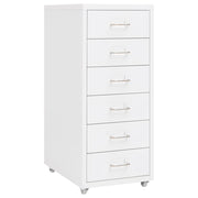 Ladeblok 28x41x69 cm metaal wit