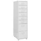 Mobile drawer unit 28x41x109 cm metal grey