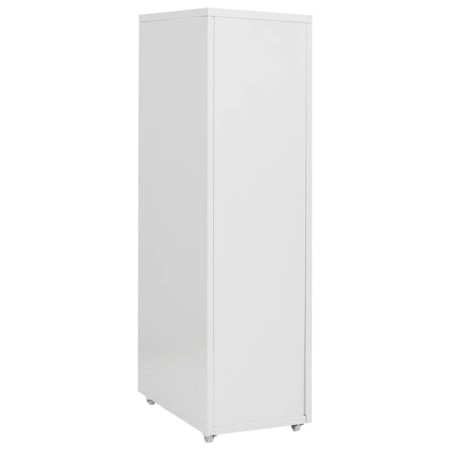 Ladeblok Verrijdbaar 28X4X09 Cm Metaal Grijs 8 lades