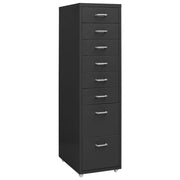 Ladeblok verrijdbaar 28x41x109 cm metaal antraciet