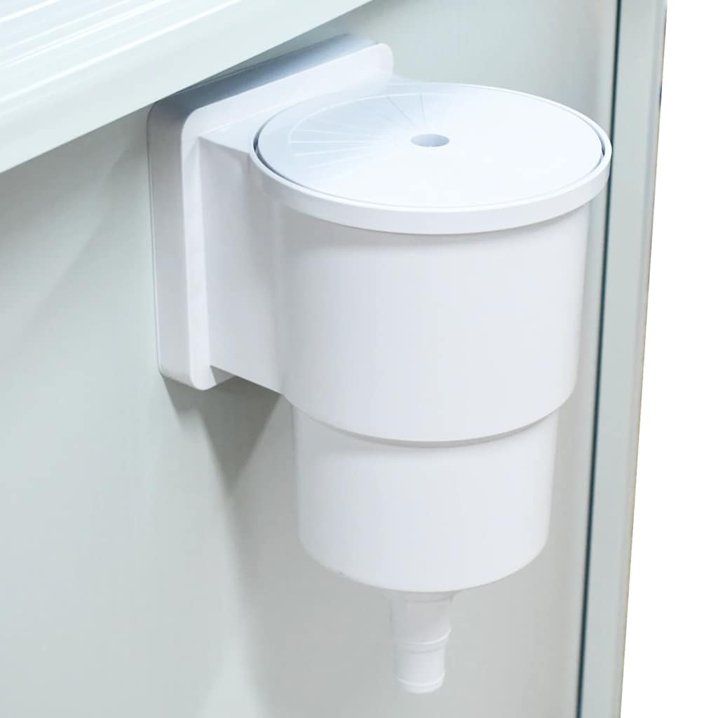 Zwembad met stalen wand 360x120 cm wit