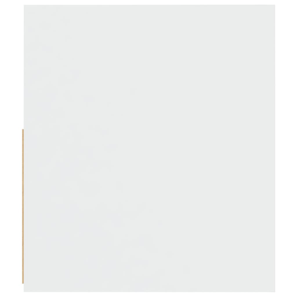 Nachtkastjes 2 St Led 60X35X40 Cm Wit
