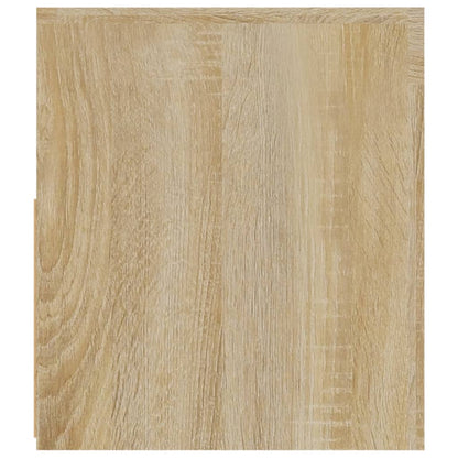 Nachtkastjes 2 St Met Led-Verlichting 60X35X40 Cm Sonoma Eiken