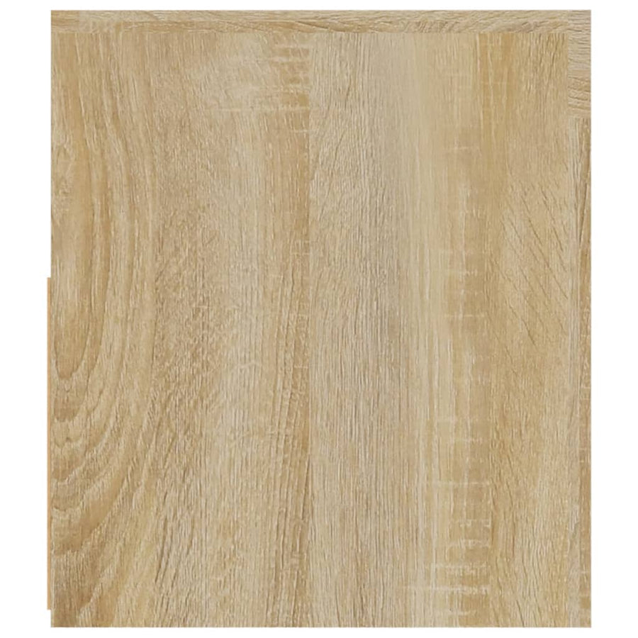Nachtkastjes 2 St Met Led-Verlichting 60X35X40 Cm Sonoma Eiken