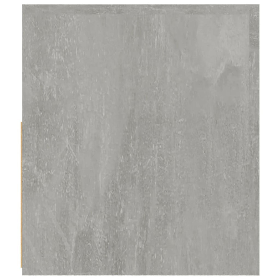 Nachtkastjes 2 St Met Led-Verlichting 60X35X40 Cm Betongrijs