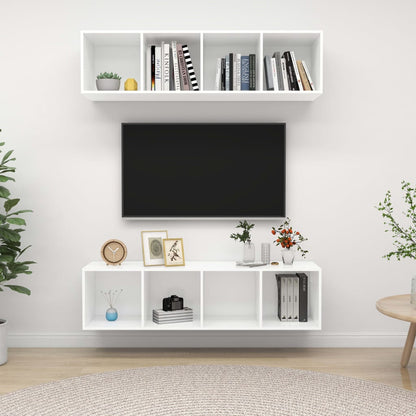 Tv-Wandmeubelen Spaanplaat Wit