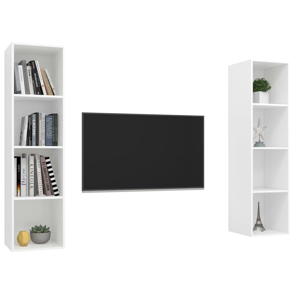 Tv-Wandmeubelen Spaanplaat Wit