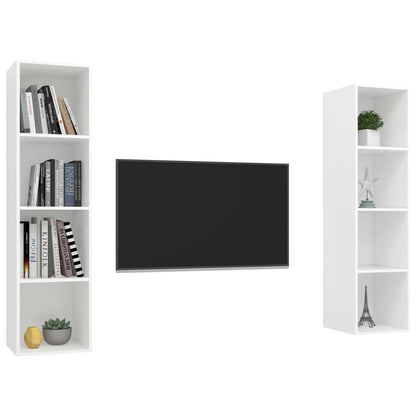 Tv-Wandmeubelen Spaanplaat Wit